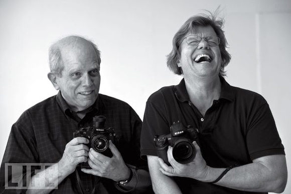 John Loengard & Joe McNally, July 2010