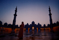 Mosque in Abu Dahbi at Dawn