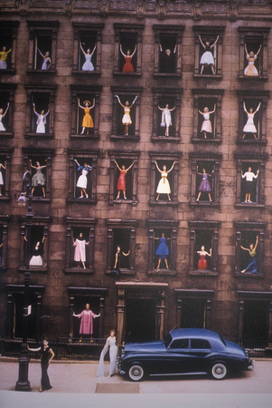 Models in Windows in NYC, Ormond Gigli
