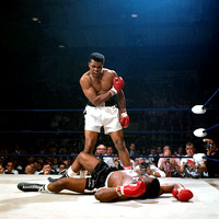 Muhammad Ali vs. Sonny Liston by Neil Leifer